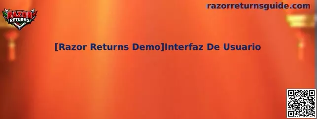 Interfaz de usuario de Razor Returns