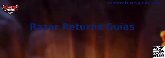 Razor Returns Guías - Vista principal