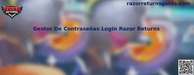 Gestor De Contraseñas Login Razor Returns
