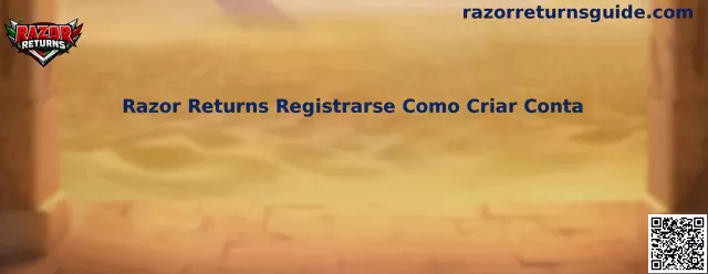 Razor Returns Registrarse Como Criar Conta